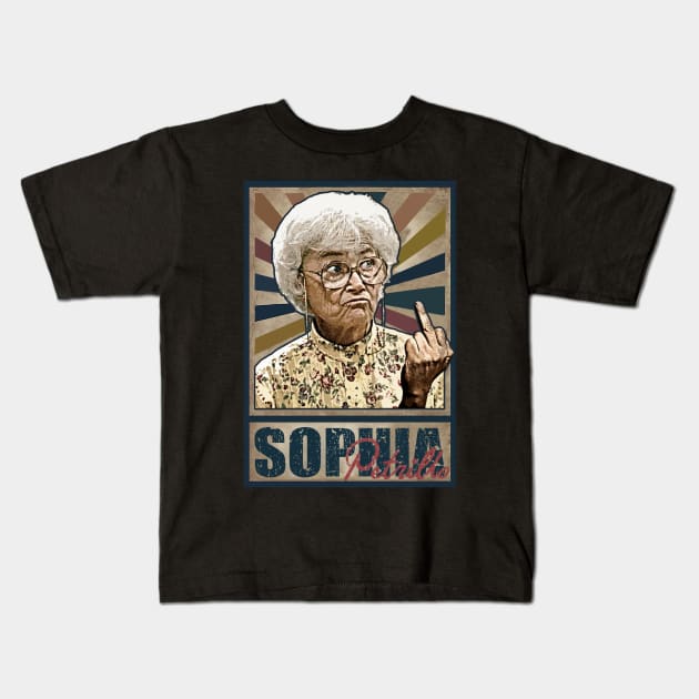 Golden Girls Sophia Kids T-Shirt by iceeagleclassic